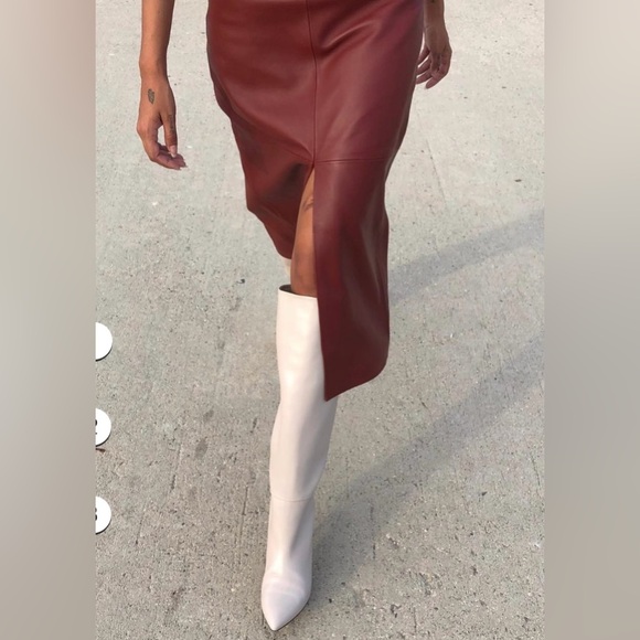 Neil J Rodgers Eva Slouch Boots Bone Color size 8 - Picture 12 of 12